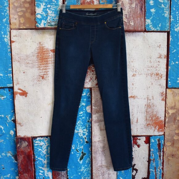 Women's Gloria Vanderbilt Avery Slim Jeans Pull On SIZE 6 Missy PRE-OWNED - Picture 1 of 9